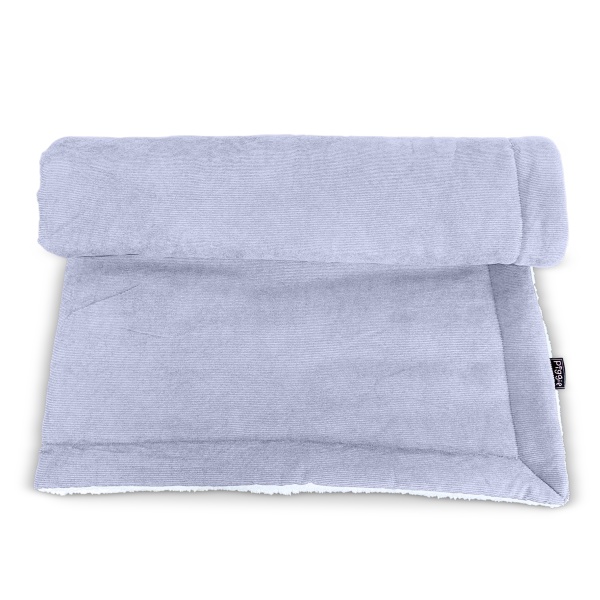 Grey Corduroy Luxury Dog Blanket